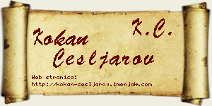 Kokan Češljarov vizit kartica